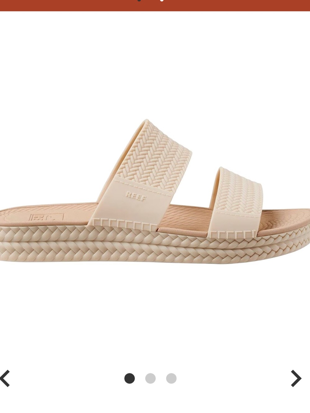 REEF WATER VISTA SLIDE SANDALS WOMENS SIZE 9